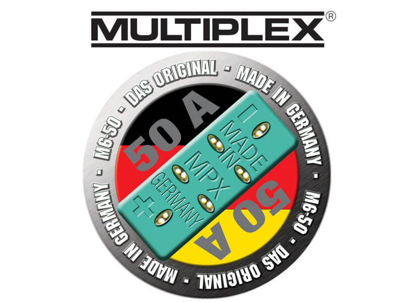 High-current connector MPX (M6-50), loadable up to 100A peak