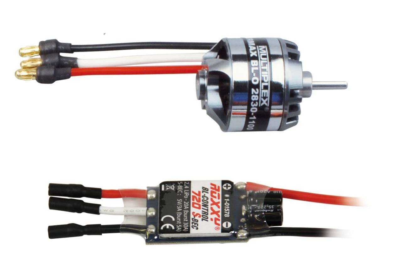 Drive set for EasyStar 3, Roxxy C28-30-1100kv + Roxxy 720, Multiplex # 1-01657