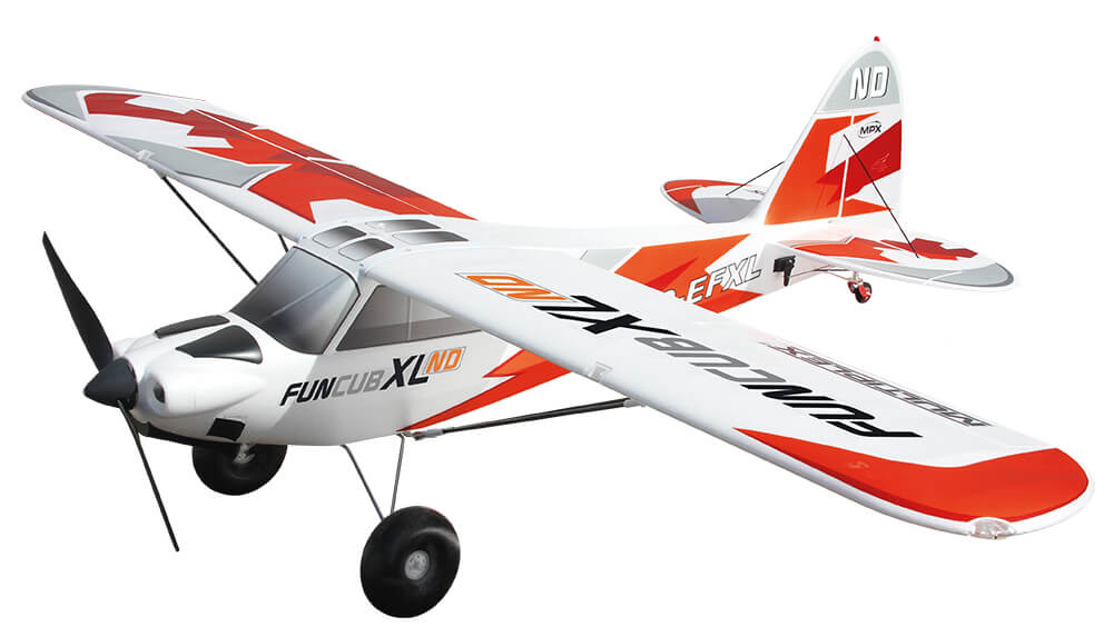FUNCUB XL ND, RR, EPP Modell mit Antrieb und 6 HS-225BB Servos