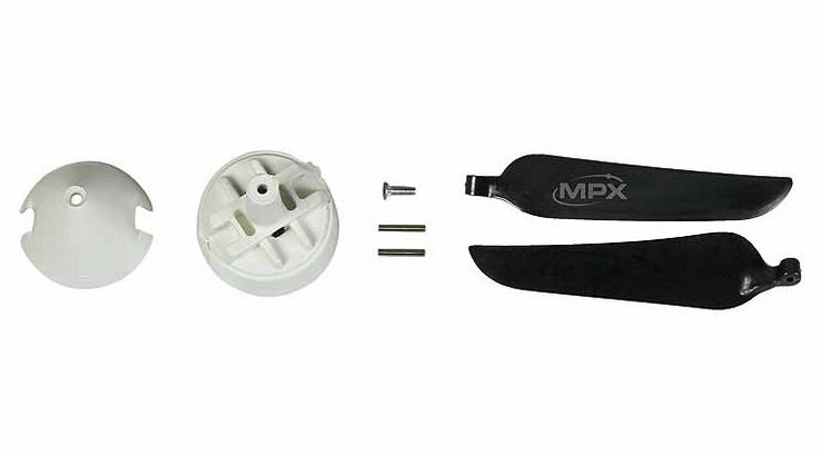 Propeller m. Spinner zu FunWing 5,5x4, Multiplex # 1-02216