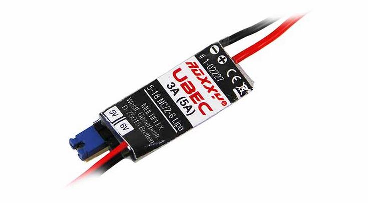 Roxxy UBEC 3A, 5V / 6V, Eingangssp. 5 - 25V, Multiplex # 1-02227
