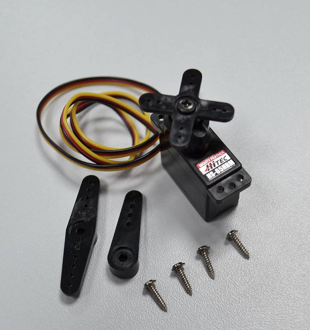 Servo HS-65 HBM, 23.6x11.6x24mm, 22Ncm@6V, 10g, Multiplex/Hitec # M1-02232