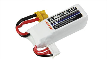 LiPo-HV-Akku ROXXY 3S-380mAh, 11.4V, 55x17x20mm, 36g, Multiplex # 1-02491