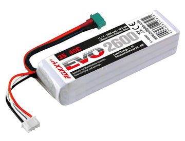 LiPo-Akku ROXXY® Evo 3S/2600mAh, 11.1V, 40C, MPX-Buchse, 117x38x22mm, 212g