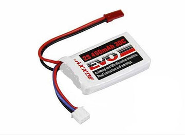 LiPo-Akku ROXXY® Evo 2S/450mAh, 7.4V, 30C, BEC-Buchse, 50x32x10mm,29g,#1-02602