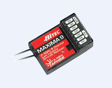 Empfänger Maxima 9, AFHSS 2,4GHz, 9 Funktionen, 37x25x15 mm, Hitec # 111079