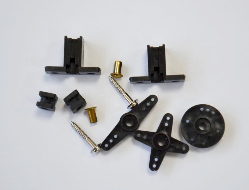 Stellhebel HS-60, HS-81, HS 85, Tiny-S (mit Zubehör), HiTEC # 118327