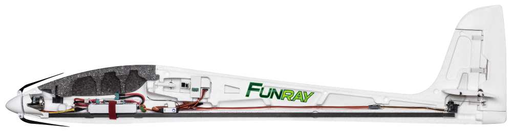 FunRay Kit Version, All-round Glider Model, Span 2000mm, Multiplex # 214334