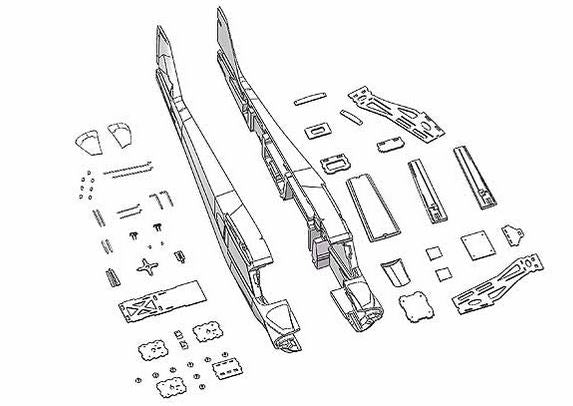 Rumpfteileset FunCub XL, Multiplex # 224430