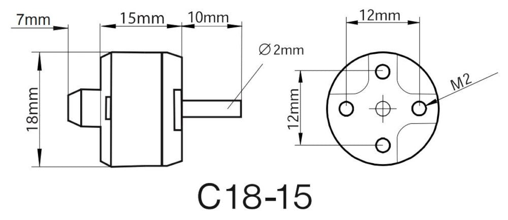 ROXXY BL Outrunner C18-15-2000kV, 13g, Multiplex # 314939