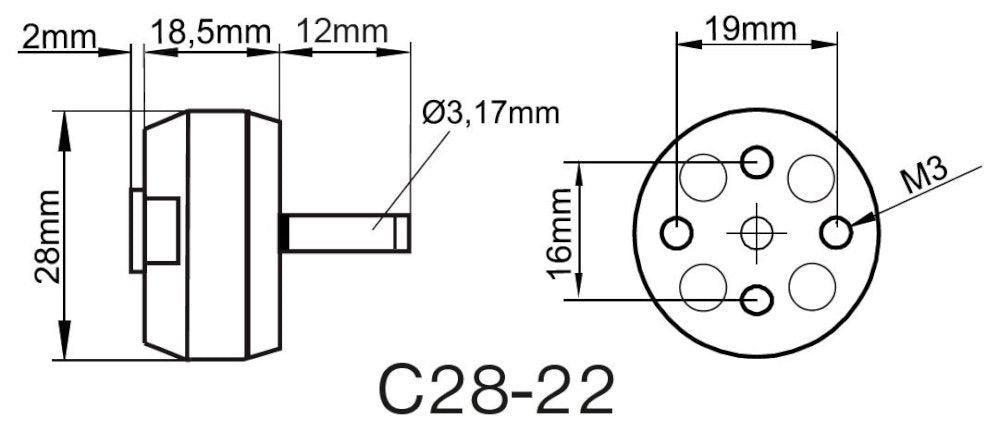 ROXXY BL Outrunner C28-22-1380kV, 30g, Multiplex # 314950