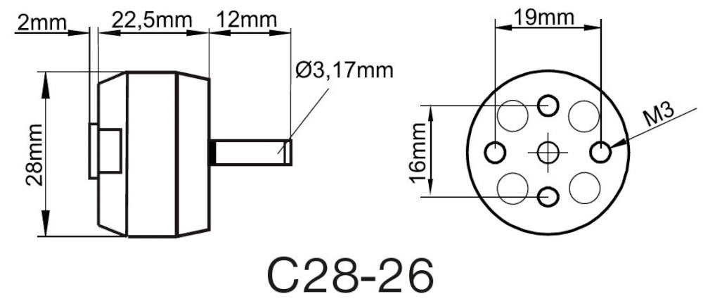 ROXXY BL Outrunner C28-26-1450kV, 45g, Multiplex # 314953