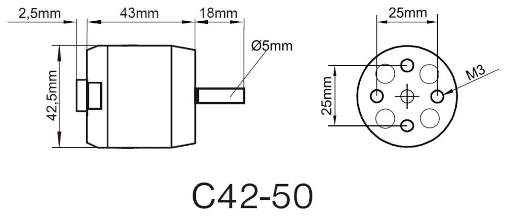 ROXXY BL Outrunner C42-50-800kV, 195g, Multiplex # 314971