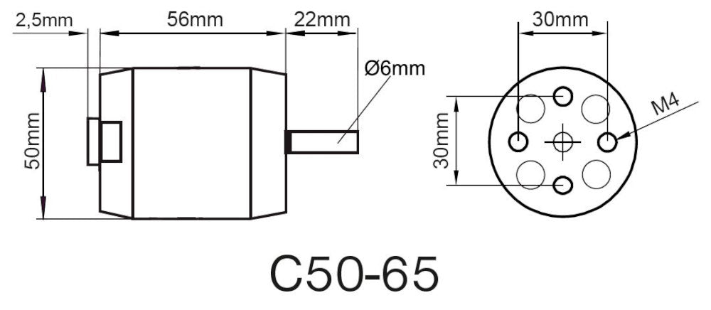 ROXXY BL Outrunner C50-65-435kV, 377g, Multiplex # 314975