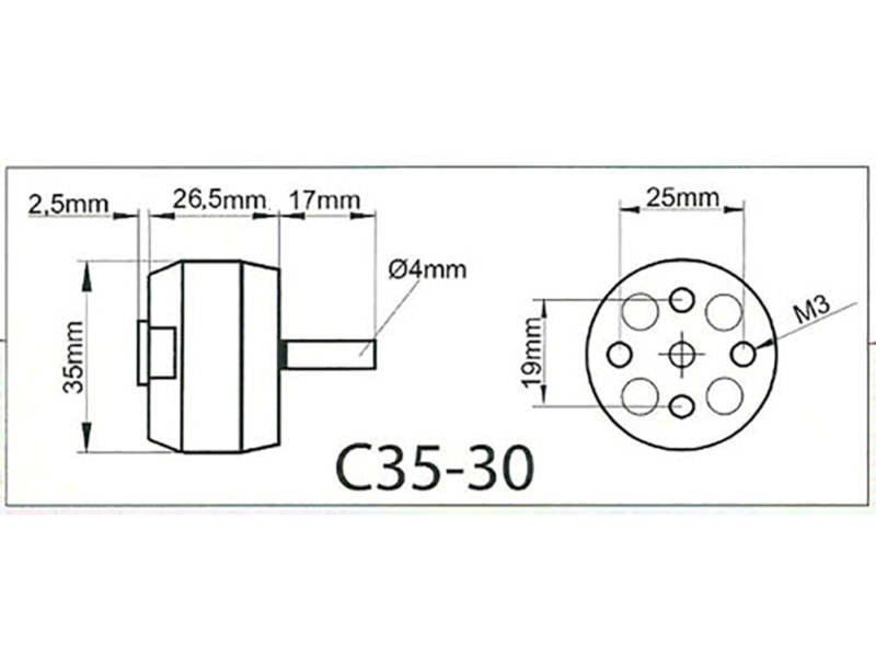 ROXXY BL Outrunner C35-30-800kV, 76g, Multiplex # 314988