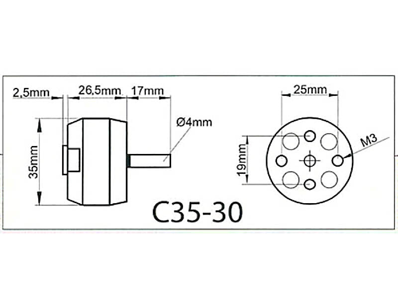 ROXXY BL Outrunner C35-30-500kV, 75g, Multiplex # 314989