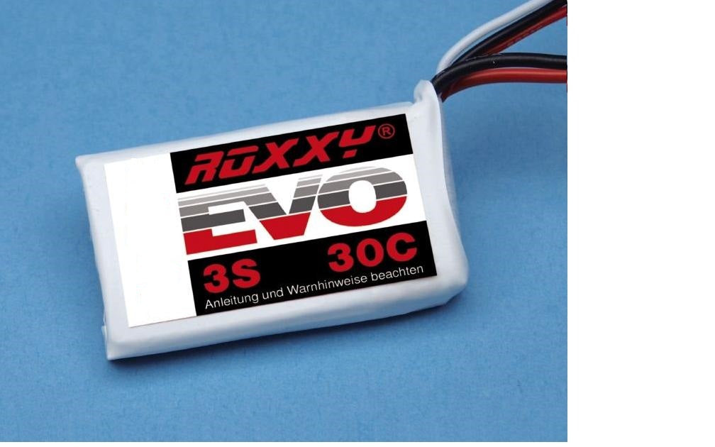 LiPo-Akku ROXXY® Evo 3S/450mAh, 11.1V, 30C, 56x31x14mm, 45g, Multiplex # 316601