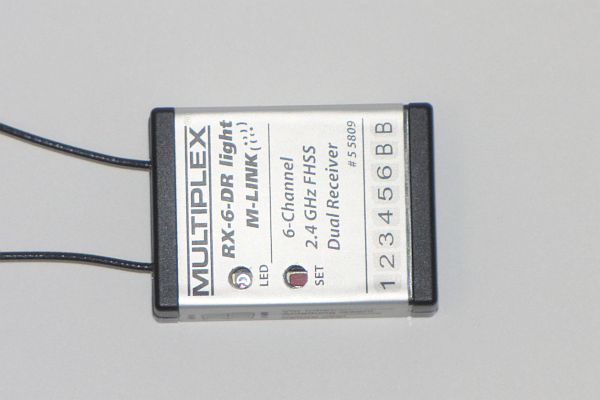 Empfänger RX-6-DR light, M-LINK 2.4GHz, Multiplex  # 55809