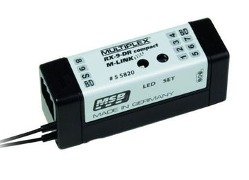Empfänger RX-9-DR compact Multiplex, M-LINK 2.4GHz, Multiplex  # 55820