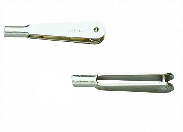 Metall-Gabelanschluß M3, (VE 10), Multiplex # 702030