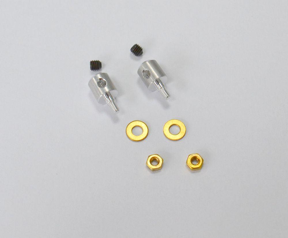Gestängeanschluß mit 2mm Querbohrung, VE2, Multiplex  # 703455