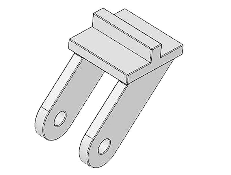 "Ruderhorn Twin", 10x20 with linkage connector, (PU 2), Multiplex # 703458