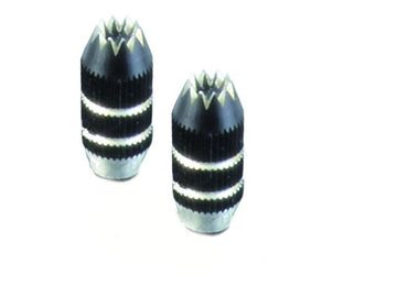 Aluminium stick ends, black anodized, for SMART SX, Multiplex # 75305