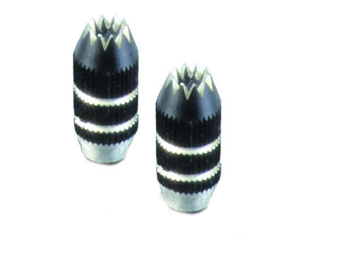 Aluminium stick ends, black anodized, for SMART SX, Multiplex # 75305