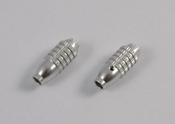Aluminium stick, short, silver, for PROFI TX / ROYAL SX, Multiplex # 75309