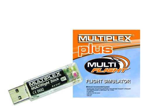 MULTIflight Stick mit MULTIflight plus CD, Multiplex # 85165