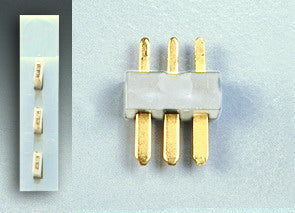 Stecker 3-polig (SYMM), 5er-Pack, zum Anlöten # 85224