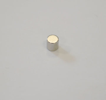 Power-Magnet, ø5 x 5mm dick, vernickelt, Haltekraft ca. 940gr., # S0505N