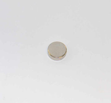 Power magnet, 10mm diameter x 2mm thick, nickel-plated, holding force approx. 1200g, # S1002N