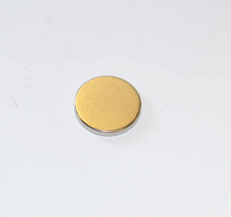 Power-Magnet ø15 x 2mm dick, vernickelt, Haltekraft 1900 gr. # S1502N