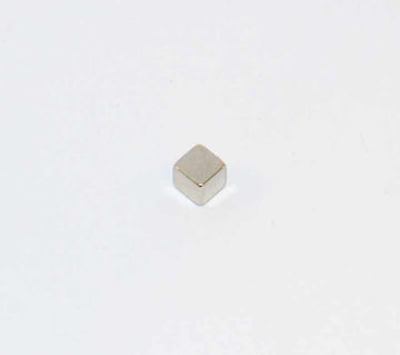 Power-Magnet, Würfel 5mm, vernickelt, Haltekraft 1100gr., # W05N