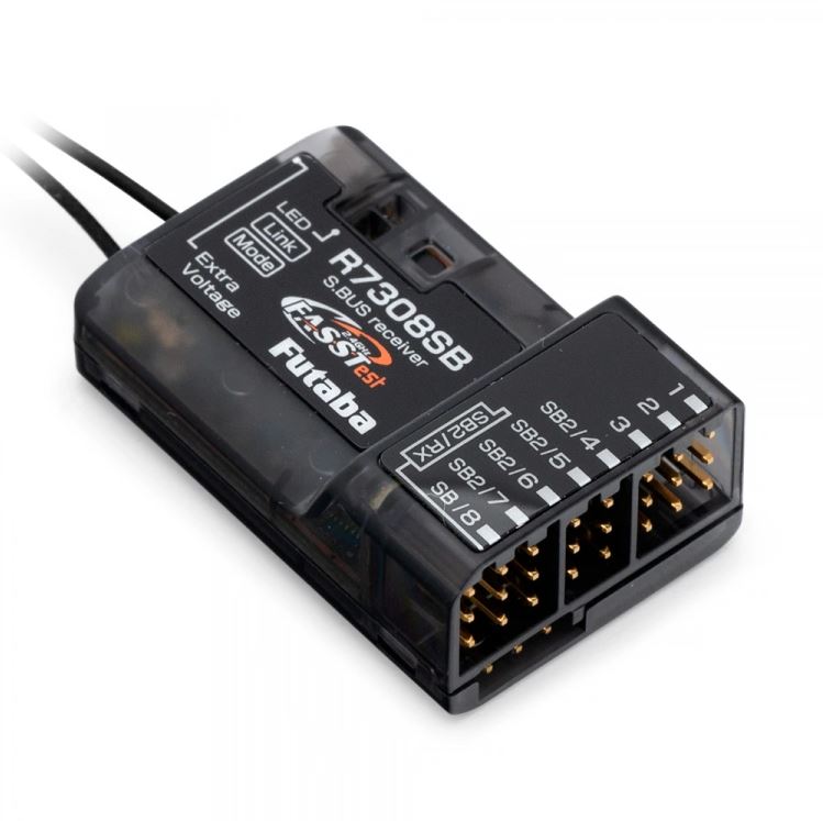 Receiver Futaba R-7308SB FASSTest, 2.4GHz, 38.8x24.9x14.3mm, 11g
