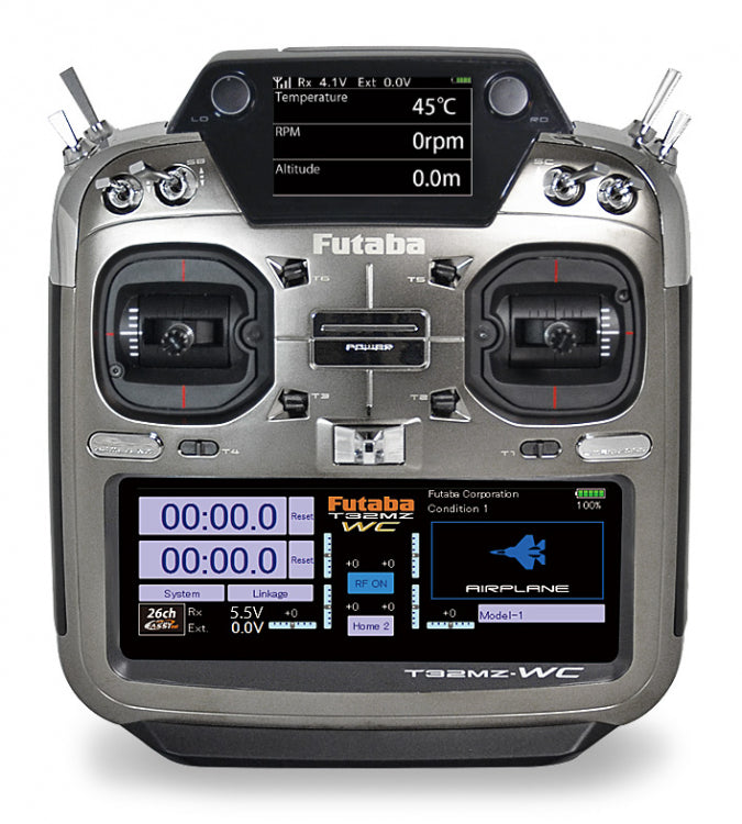 Futaba Transmitter T32MZ-WC Radio FASSTest26, 1S LiPo, R7208SB