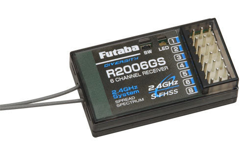 Receiver Futaba R2006GS, 2.4GHz FHSS (NOT FASST COMPATIBLE)