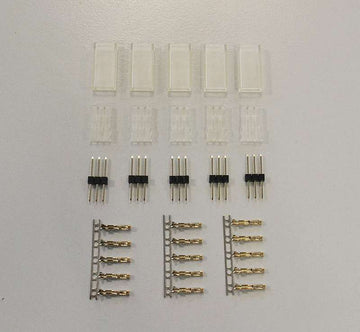 Servobuchse zum Crimpen, transparent, (VE 10), PowerBox Systems # 1050