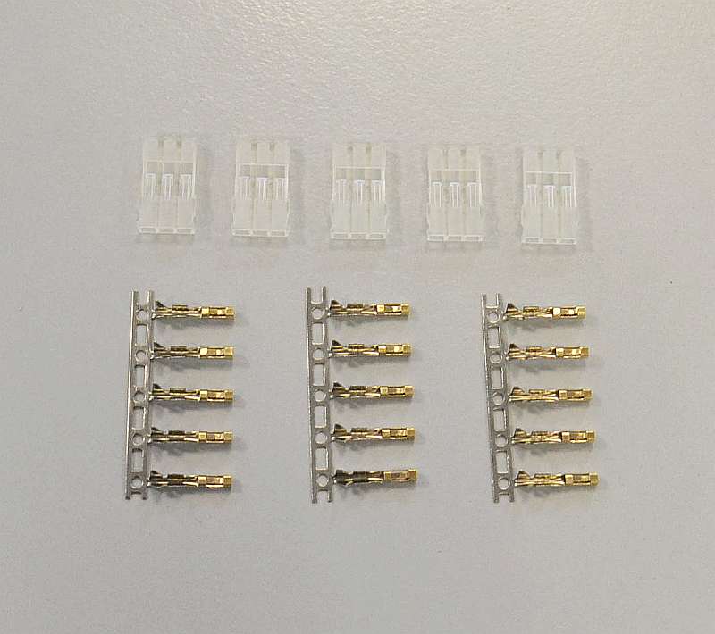Servostecker zum Crimpen, transparent, (VE 10), PowerBox Systems # 1060