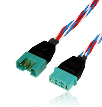 Premium Cable Set, Fuselage/Wing for two Servos, (one4two) 0.34mm², # 1130