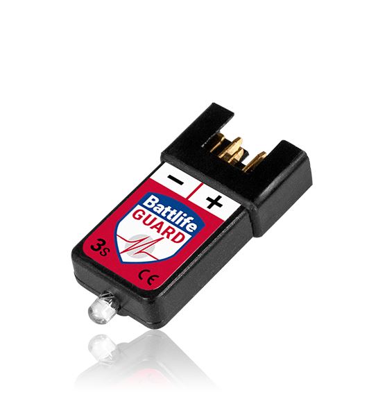 Battlife Guard for the gentle storage of 3S LiIon/LiPo batteries, PowerBox # 2561