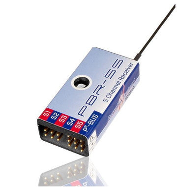 Receiver PBR-5S, 5 channel 2.4GHz receiver for ATOM/CORE, Powerbox-Systems # 8230
