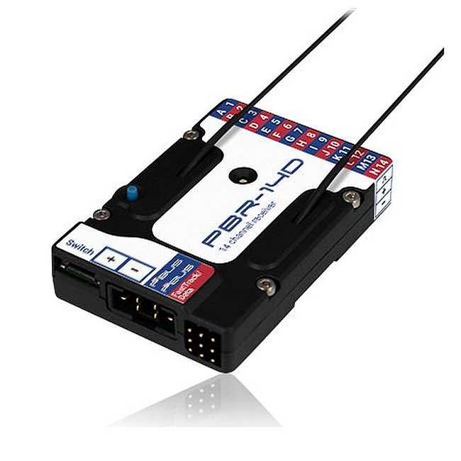 Receiver PBR-14D, 14 Ch. 2.4GHz Receiver for ATOM/CORE, Powerbox-Systems # 8244