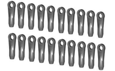 Ball joint 2.5mm (MIKADO), black, (PU 20)
