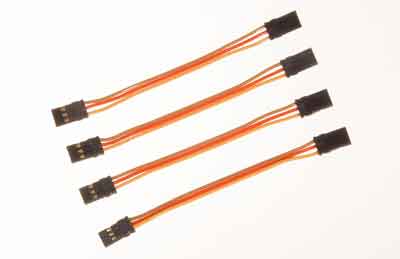 V-Stabi patch cable, 120mm long, pack of 4