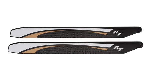 Fun-Key/Rotortech Carbon Fiber Rotor Blades, 560mm