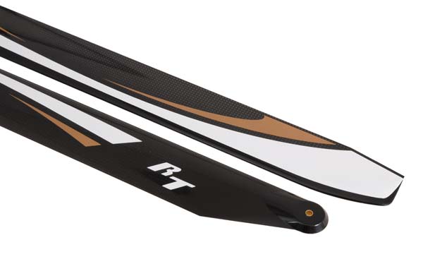 Fun-Key/Rotortech Carbon Fiber Rotor Blades, 560mm