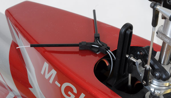 Antenna mount, flat, black