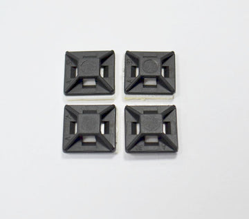 Sockel selbstklebend, 12x12mm, für Kabelbinder bis 2,5mm breite (VE 4)